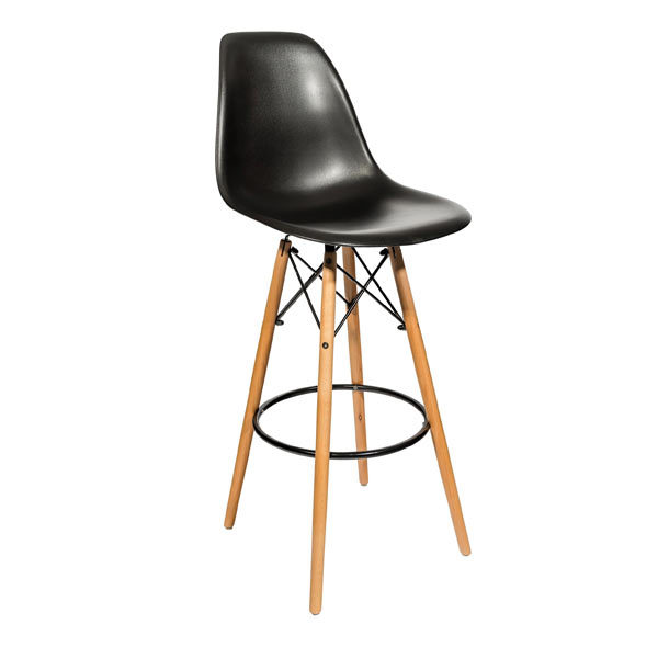 Стул-барный-Eames-черный