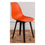 Стул-Eames-PL-оранжевый