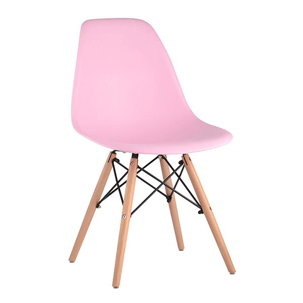 Стул-Eames-DSW-розовый